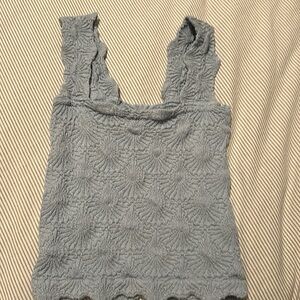 free people light blue tank top